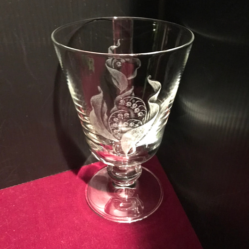 すずらんのグラス〜手彫りガラス〜 グラス kinnohane 通販 17797598