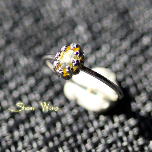 イエローサファイアリング　silver925 再販✕2□良質イエローサファイア リング.+:｡レモンカラー.+: