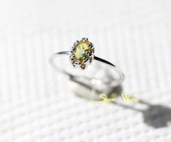 イエローサファイアリング　silver925 再販✕2□良質イエローサファイア リング.+:｡レモンカラー.+: