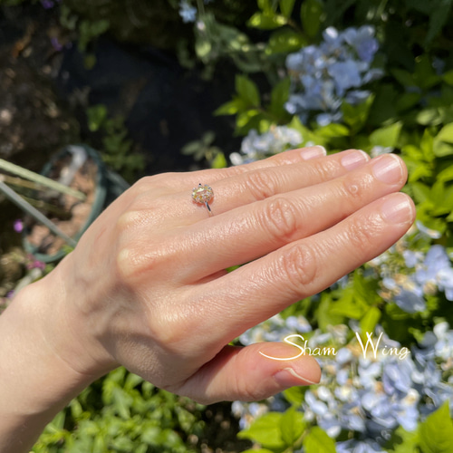 イエローサファイアリング　silver925 再販✕2□良質イエローサファイア リング.+:｡レモンカラー.+: