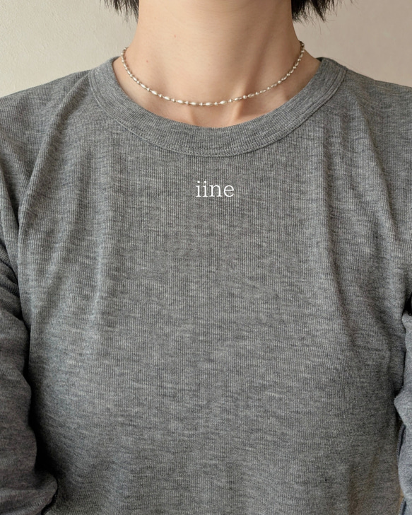 【silver930】ミックスボールチェーンネックレス*日常からフォーマルまで* 15枚目の画像