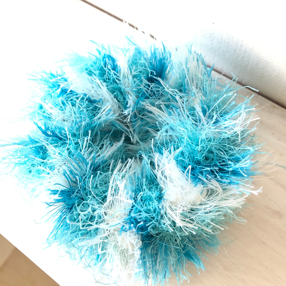 シュシュ  Blue Coral 3枚目の画像