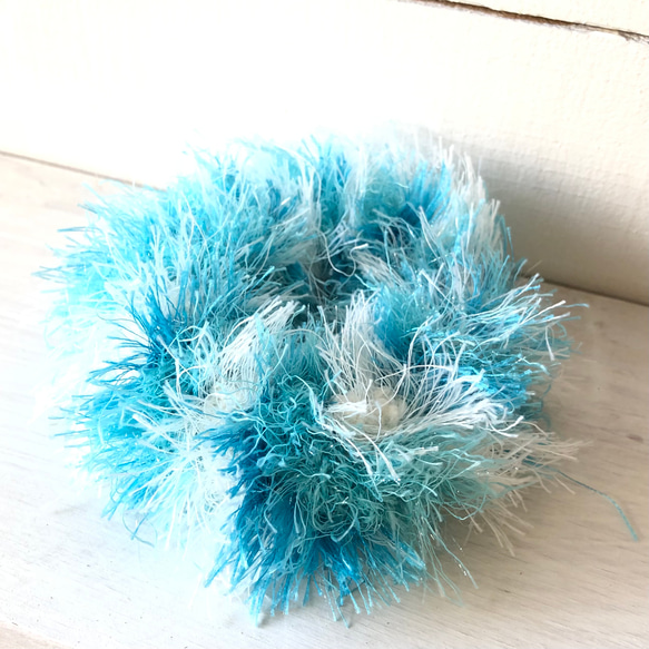 シュシュ  Blue Coral 1枚目の画像