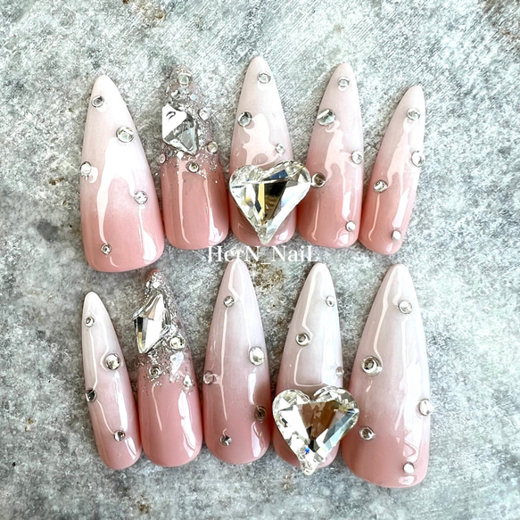 ストーンハートベイビーブーマーネイルチップ ネイルチップ（つけ爪