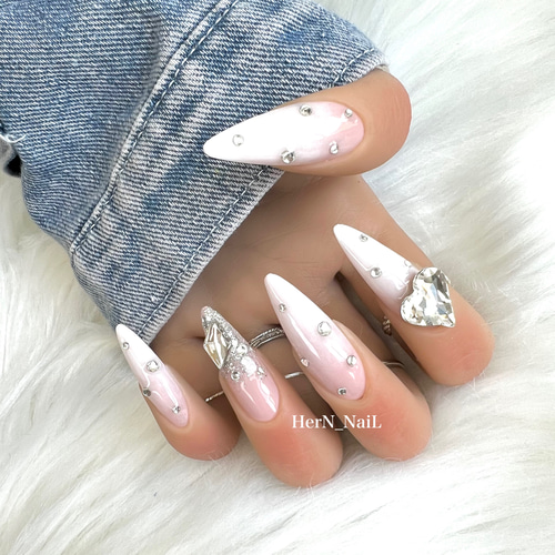 ストーンハートベイビーブーマーネイルチップ ネイルチップ