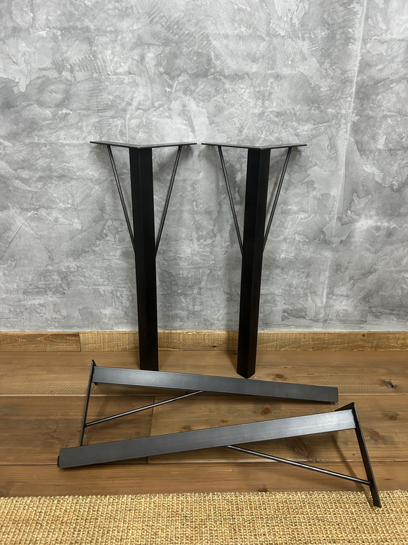 【送料込み】30cm〜70cm長さが選べる❗️L型アイアン脚／テーブル脚 ＊＊＊＊ D1470355994(11375円)