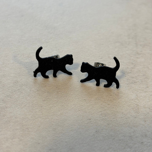 楽天市場】イヤリング ピアス レディース ねこ キャット 猫 cat