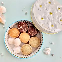 お誕生日やお礼ギフトに♡貝殻アイシングクッキー缶 2枚目の画像