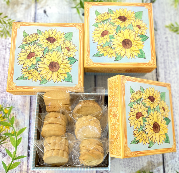 向日葵 手作りクッキー 新作♡ 向日葵セットクッキー型🌻 夏の風物詩といえば、ひまわり