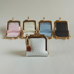 牛革ナチュラルシュリンク【ホワイト：全6色】リングに優しい指輪