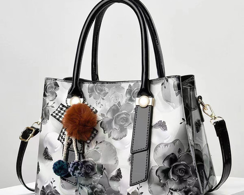 プリントハンドバッグ ショルダー クロス ボディ レディースバッグ