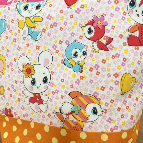 保冷巾着バッグ☆保温保冷巾着バッグ☆トートバッグ☆ランチトート