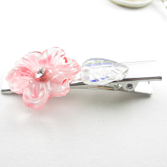 奇跡と絆は、クォーツに勝るかもと思いたいけれど、冷静な対応が必要です♪<創作ヘアクリップ>HC066 4枚目の画像