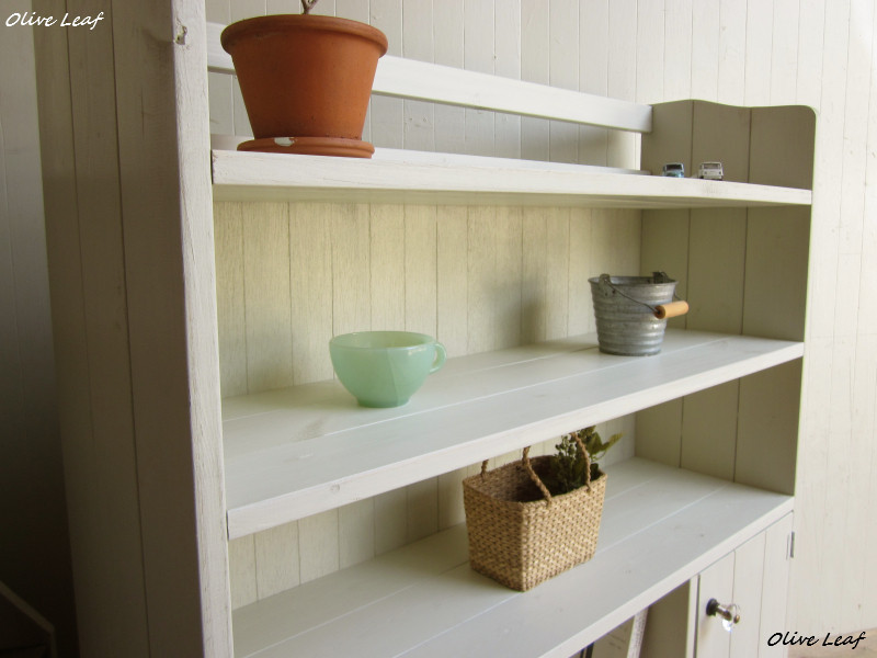 サイズ、デザインオーダー可！○2扉4段キャビネット○無垢シャビー