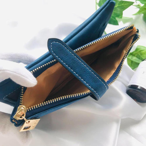 長財布 レディース つや消しソフトレザー 小銭入れ カードケース 軽量