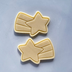 【七夕】流れ星　クッキー型（スタンプ付き） 2枚目の画像