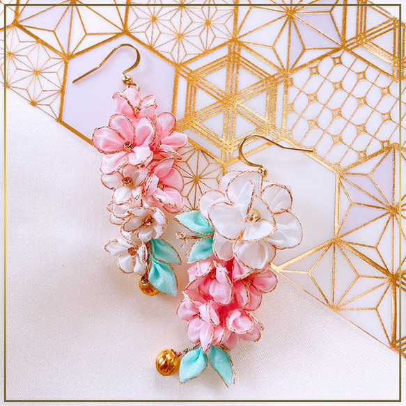 薔薇の花びら チャーム 酷かっ 桃色