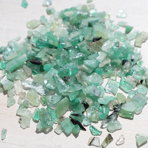 ☆トップグレードエメラルド 6ミリ珠 ブレスレット①(SA+)