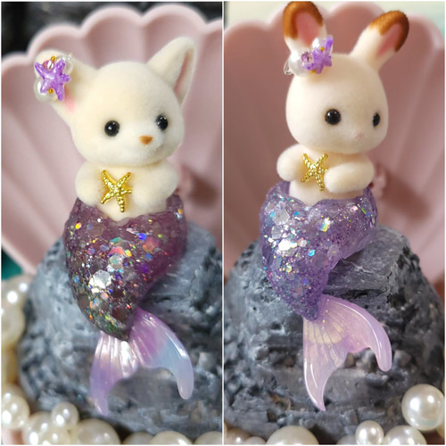 オーダーページ】シルバニアファミリー ちいさい赤ちゃん服 人魚