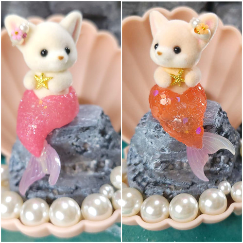 オーダーページ】シルバニアファミリー ちいさい赤ちゃん服 人魚