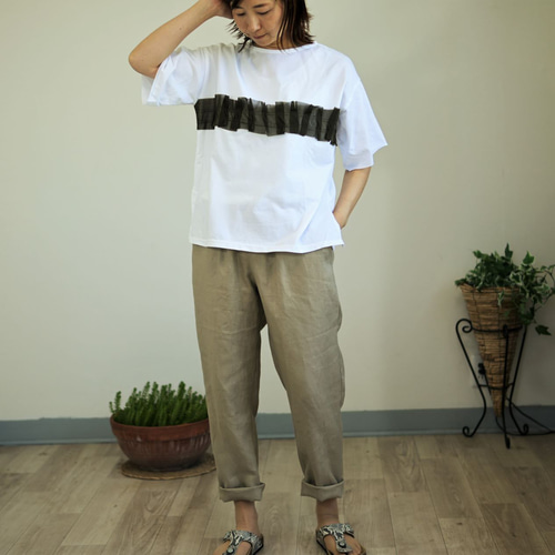 arts&science リネン パンツ 肌色ベージュ arts&science リネン パンツ 肌色ベージュ arts&science リネン