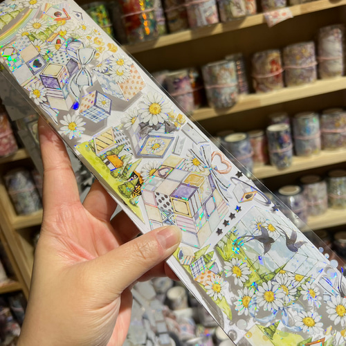 海外マステ　マスキングテープ　petテープ コラージュ　まとめ売り シール セット 海外 PETテープ マスキングテープ 女の子 福袋