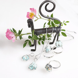 silver 母岩付きトルコ石 指輪 9枚目の画像