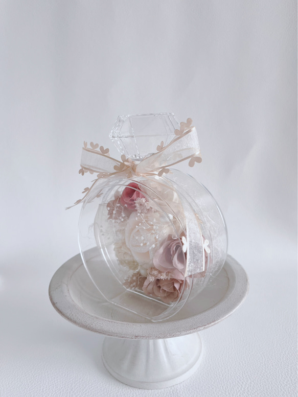 香水ビン・フラワーアレンジ・ローズ・ホワイトとアンティークカラー 人気・おすすめ｜多用途・生活用品におすすめ キャンペーン中 即納 即日発送サービス