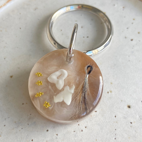 うちの子素材】『うちの子マーブル』名入れ可 ペットの毛・ヒゲ・羽