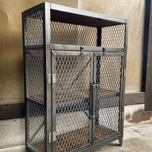 アイアンキャビネット［上棚］アイアン家具 アイアンラック