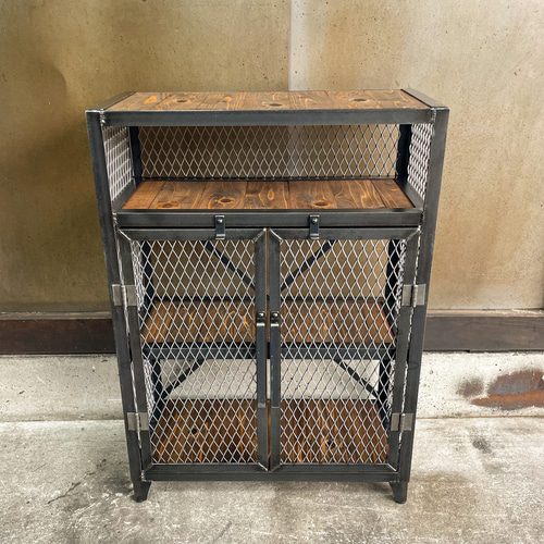 アイアンキャビネット［上棚］アイアン家具 アイアンラック