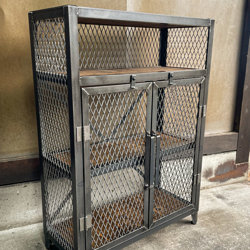 アイアンキャビネット［上棚］アイアン家具 アイアンラック