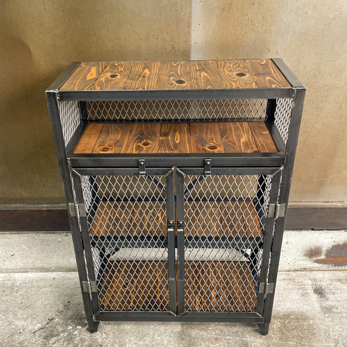 アイアンキャビネット［上棚］アイアン家具 アイアンラック