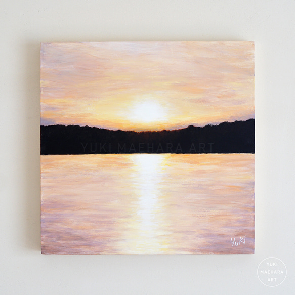 光に満ちる｣ 絵画 インテリア アート 空 風景 絵画 マエハラユウキ  