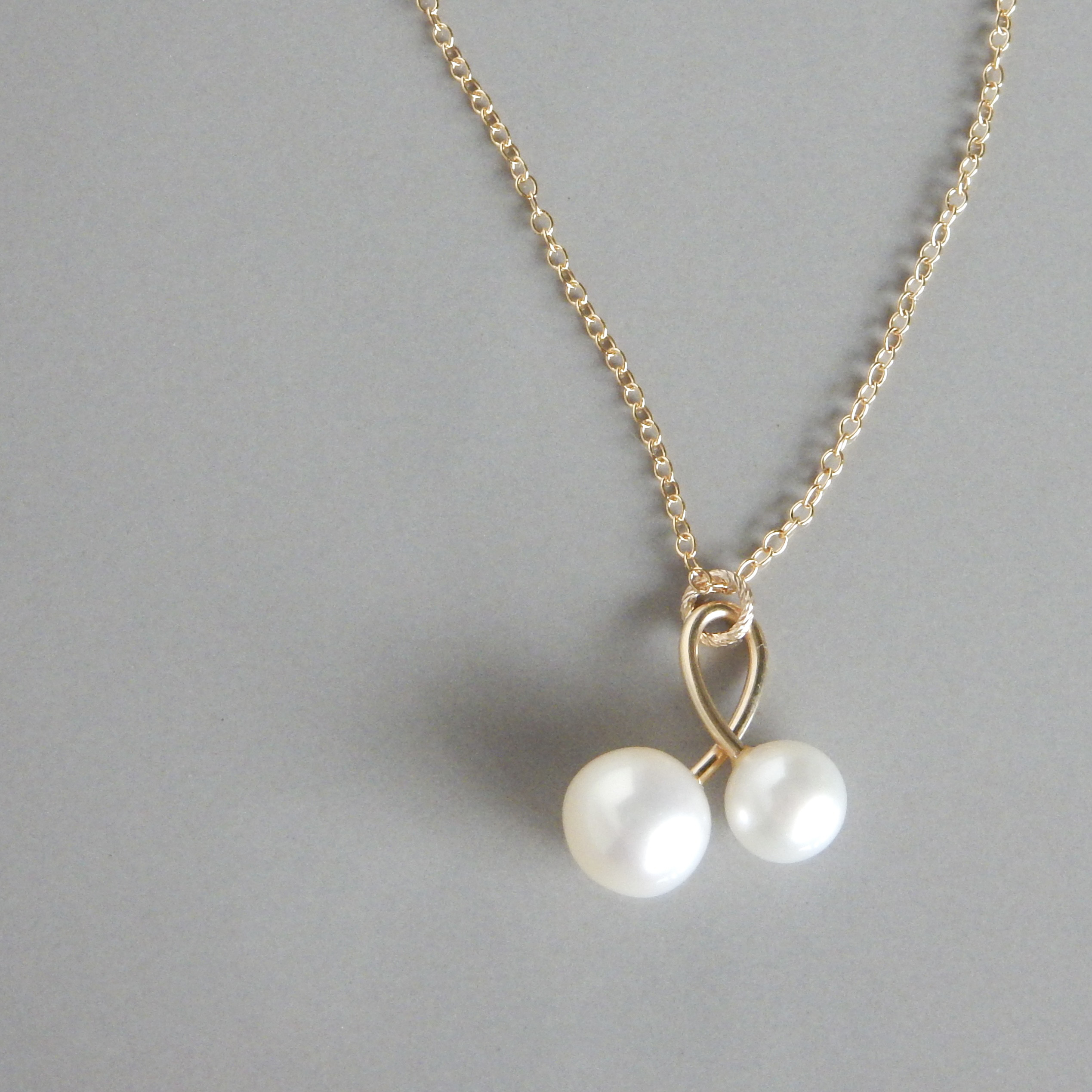 【訳あり】MIZUKI ブラウン淡水パール 14K ネックレス
