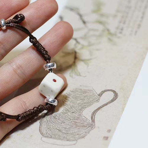 ハンドメイド ブレスレット 手作り バングル 南歌子 リストバンド 鹿の