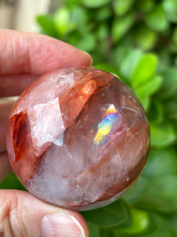 情熱の石 ファイアークォーツ スフィア その他置物 Robin 通販