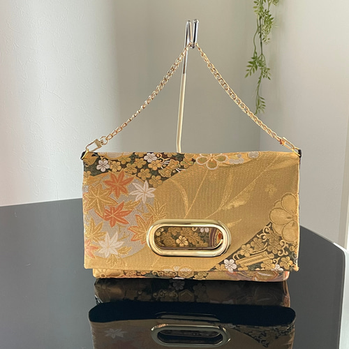 304   帯リメイク　花流し✴︎翠の3wayバッグ　匿名配送 帯リメイク　花流し✴︎翠の3wayバッグ　匿名配送   304