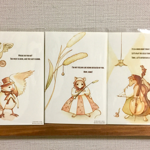オノナツメ　basso　ポストカード　イラストカード　チラシ　まとめて 瀬織津姫 市杵島姫 クシナダヒメ 日本神話 開運 イラスト アート