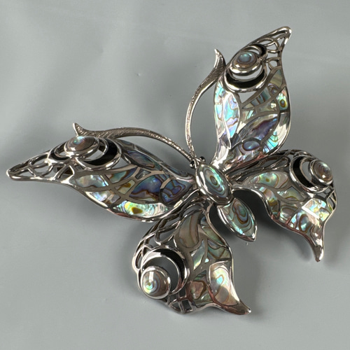 美品　silver925×白蝶貝×パール　2WAY ブローチ＆ペンダントトップ 美品 silver925×白蝶貝×パール 2WAY ブローチ＆ペンダントトップ