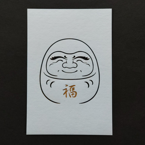 招福 だるま2 切り絵 切り絵 青森ヒバ木工 ARAJIN 通販 17801800