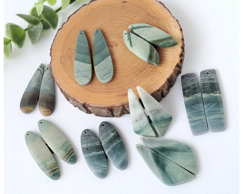 ポリクロームジャスパー ∴天然石ビーズ∵ポリクロームジャスパーL 20～27番 天然石 ☆buchuchu