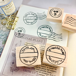 hanasato様確認用アンティークビン 消しゴムはんこ 消しゴムはんこ アンティーク風消印セット はんこ・スタンプ