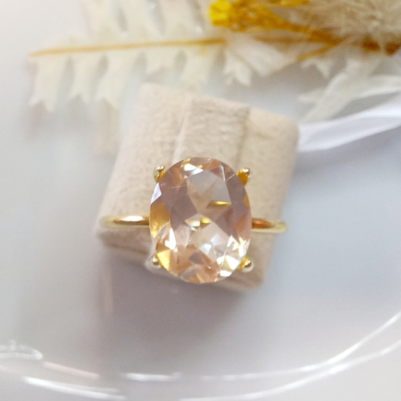 希少☆】オレゴンサンストーン 2ct 大粒 ファセットカット 天然石 