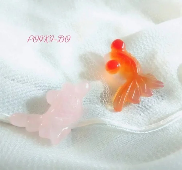 専用☆とんぼ玉☆出目ちゃん♪チャーム☆金魚 金魚ちゃんの身代わりガーディアン（ストラップ・キーホルダー