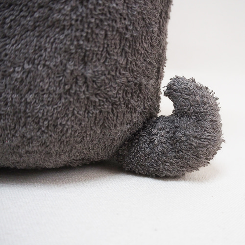 オーガニックコットン草木染め柴犬のぬいぐるみ【黒柴】Lサイズ