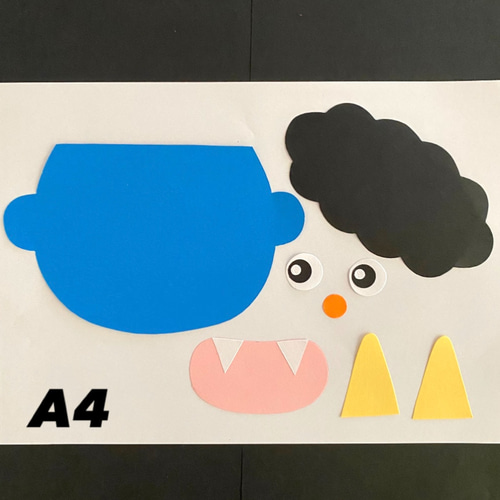 鬼 節分 立体 製作キット壁面飾り 保育 高齢者 クラフト 鬼10 節分立体製作