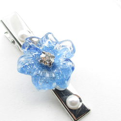 あの日の苦い思い出は、クォーツに映っているから、いつか克服できますように♪<創作ヘアクリップ>HC067 3枚目の画像