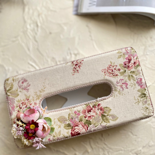 ✳︎✳︎専用✳︎✳︎ポケット付きティッシュケース　花柄コーデュロイ✳︎母made品✳︎ f4f356a969b04088aa03336c89023a