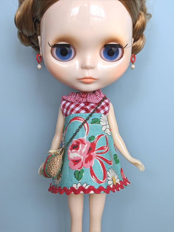 リカちゃんアイシードール、ブライス22センチドール用ドレスセット